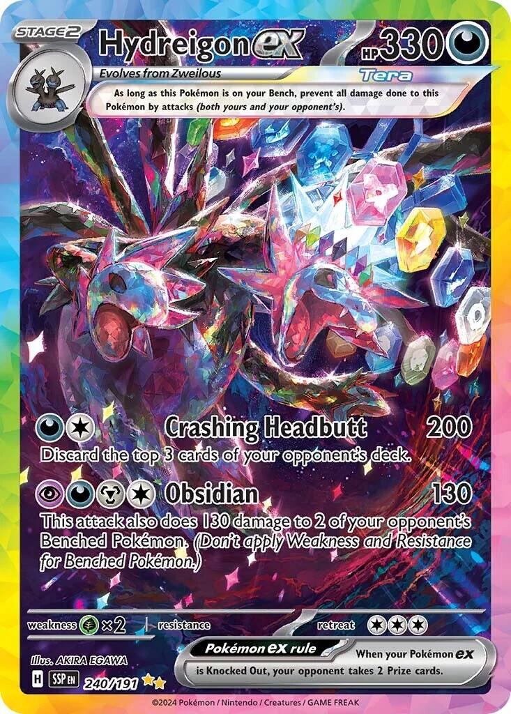 Hydreigon ex (240/191) [Scarlet & Violet: Surging Sparks] | Jomio and Rueliete's Cards and Comics