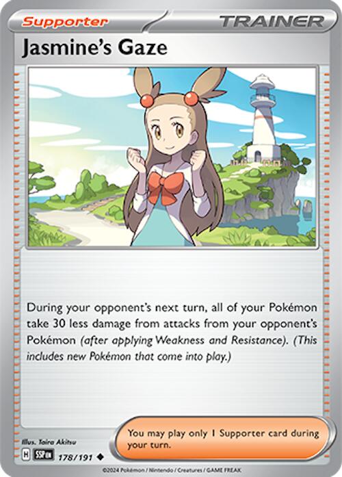 Jasmine's Gaze (178/191) [Scarlet & Violet: Surging Sparks] | Jomio and Rueliete's Cards and Comics