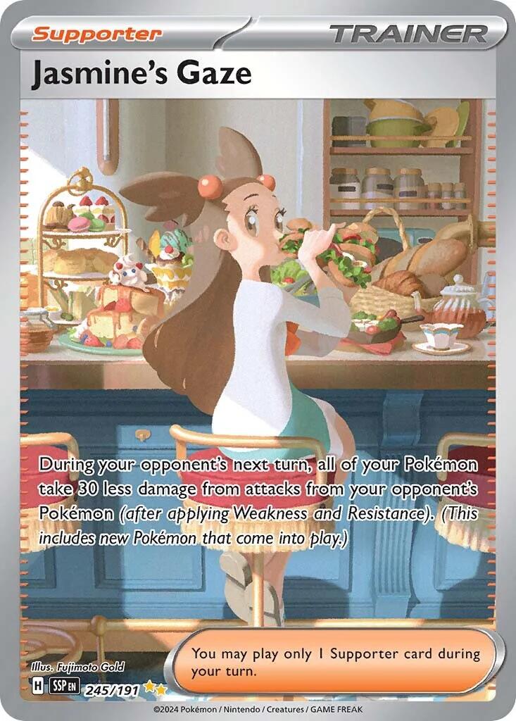 Jasmine's Gaze (245/191) [Scarlet & Violet: Surging Sparks] | Jomio and Rueliete's Cards and Comics