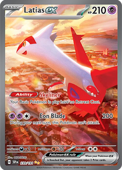 Latias ex (239/191) [Scarlet & Violet: Surging Sparks] | Jomio and Rueliete's Cards and Comics