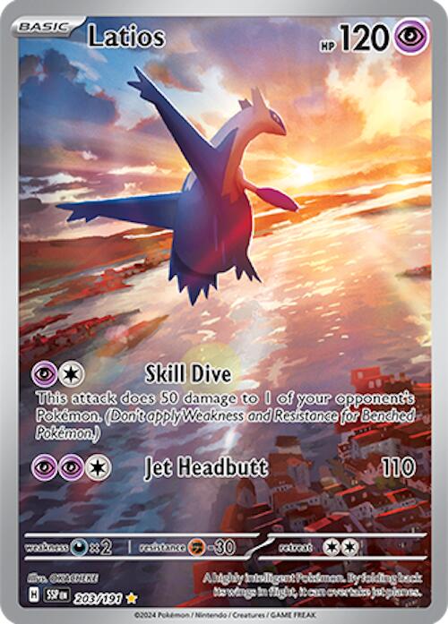 Latios (203/191) [Scarlet & Violet: Surging Sparks] | Jomio and Rueliete's Cards and Comics
