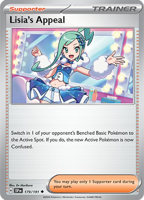 Lisia's Appeal (179/191) [Scarlet & Violet: Surging Sparks] | Jomio and Rueliete's Cards and Comics