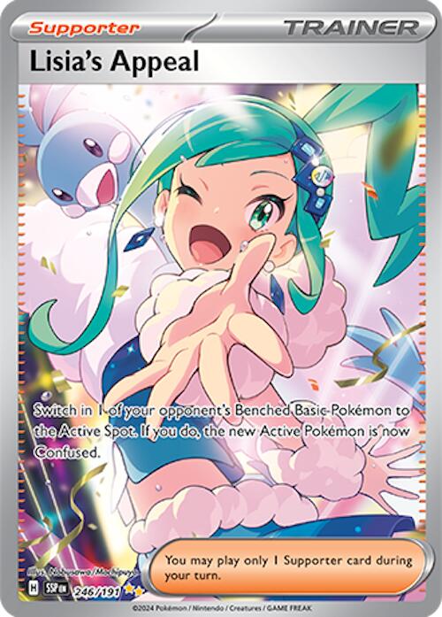 Lisia's Appeal (246/191) [Scarlet & Violet: Surging Sparks] | Jomio and Rueliete's Cards and Comics