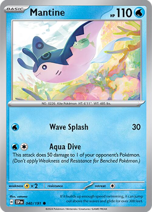 Mantine (040/191) [Scarlet & Violet: Surging Sparks] | Jomio and Rueliete's Cards and Comics