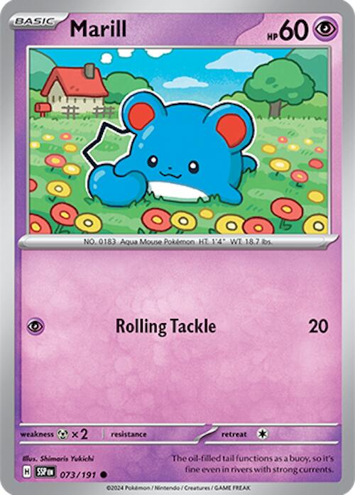Marill (073/191) [Scarlet & Violet: Surging Sparks] | Jomio and Rueliete's Cards and Comics