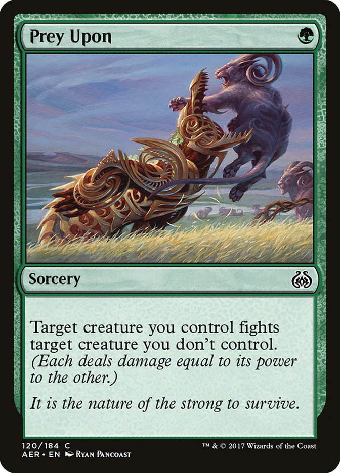 Prey Upon [Aether Revolt] | Jomio and Rueliete's Cards and Comics