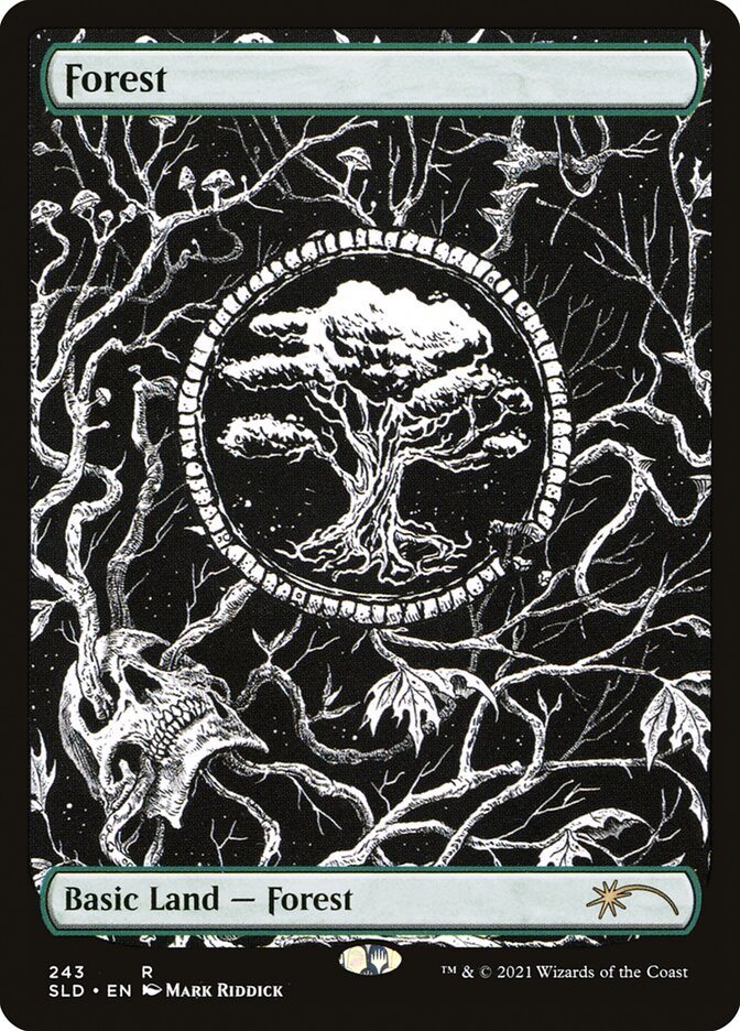 Forest (Crushing Brutality) [Secret Lair Drop Series] | Jomio and Rueliete's Cards and Comics