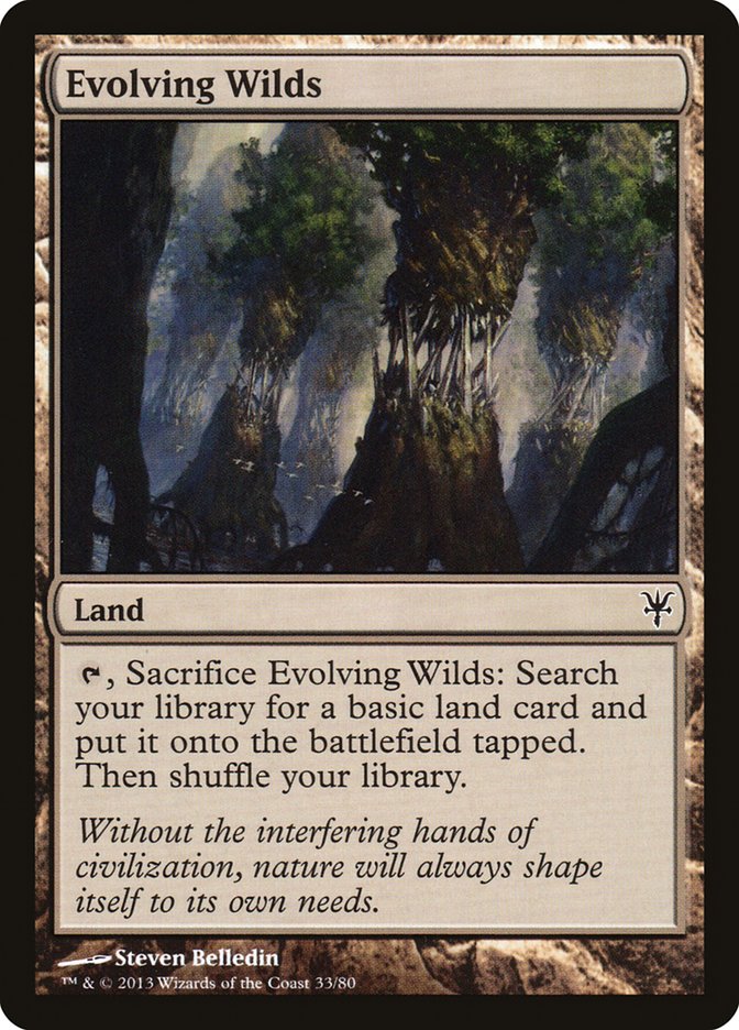 Evolving Wilds [Duel Decks: Sorin vs. Tibalt] | Jomio and Rueliete's Cards and Comics
