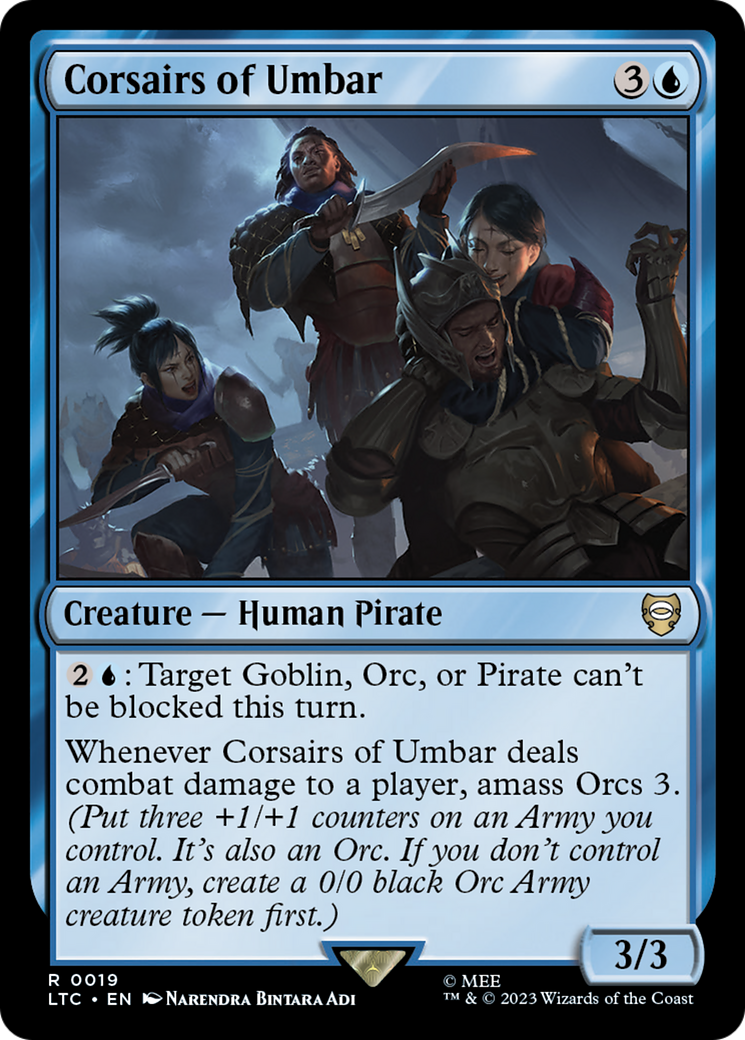 Corsairs of Umbar [The Lord of the Rings: Tales of Middle-Earth Commander] | Jomio and Rueliete's Cards and Comics