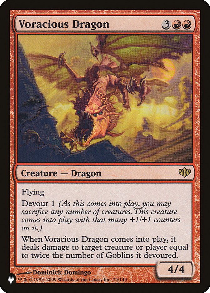 Voracious Dragon [The List] | Jomio and Rueliete's Cards and Comics