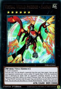 Virtual World Phoenix - Fanfan [PHRA-EN043] Ultra Rare | Jomio and Rueliete's Cards and Comics