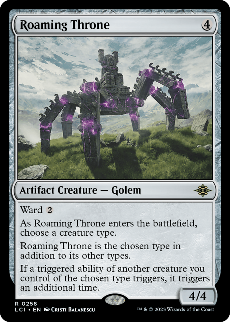 Roaming Throne [The Lost Caverns of Ixalan] | Jomio and Rueliete's Cards and Comics