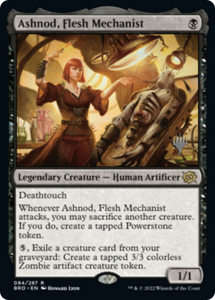 Ashnod, Flesh Mechanist (Promo Pack) [The Brothers' War Promos] | Jomio and Rueliete's Cards and Comics