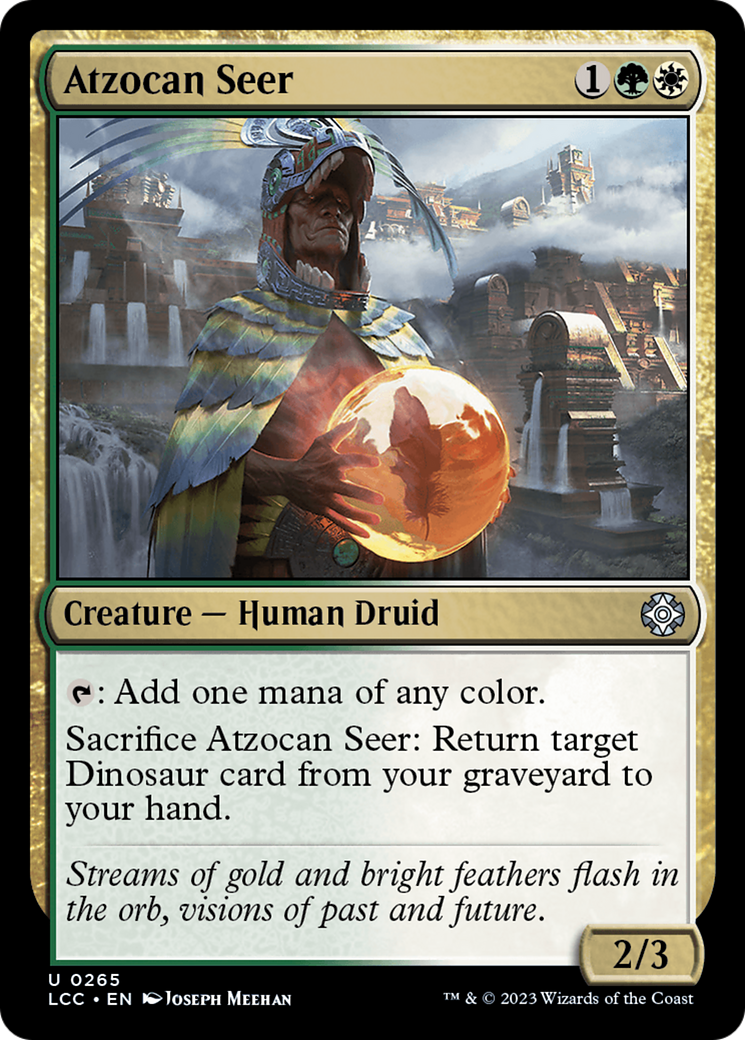 Atzocan Seer [The Lost Caverns of Ixalan Commander] | Jomio and Rueliete's Cards and Comics