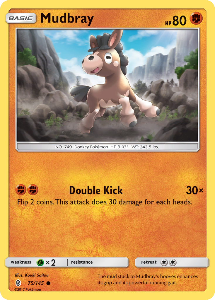 Mudbray (75/145) [Sun & Moon: Guardians Rising] | Jomio and Rueliete's Cards and Comics