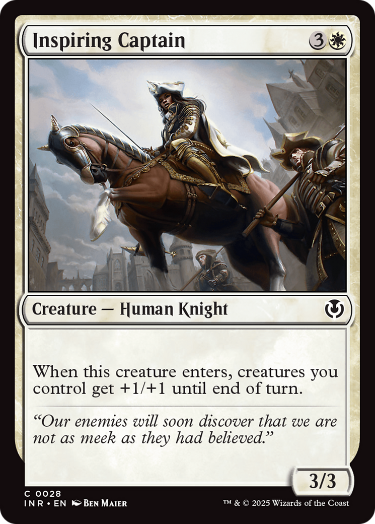 Inspiring Captain [Innistrad Remastered] | Jomio and Rueliete's Cards and Comics