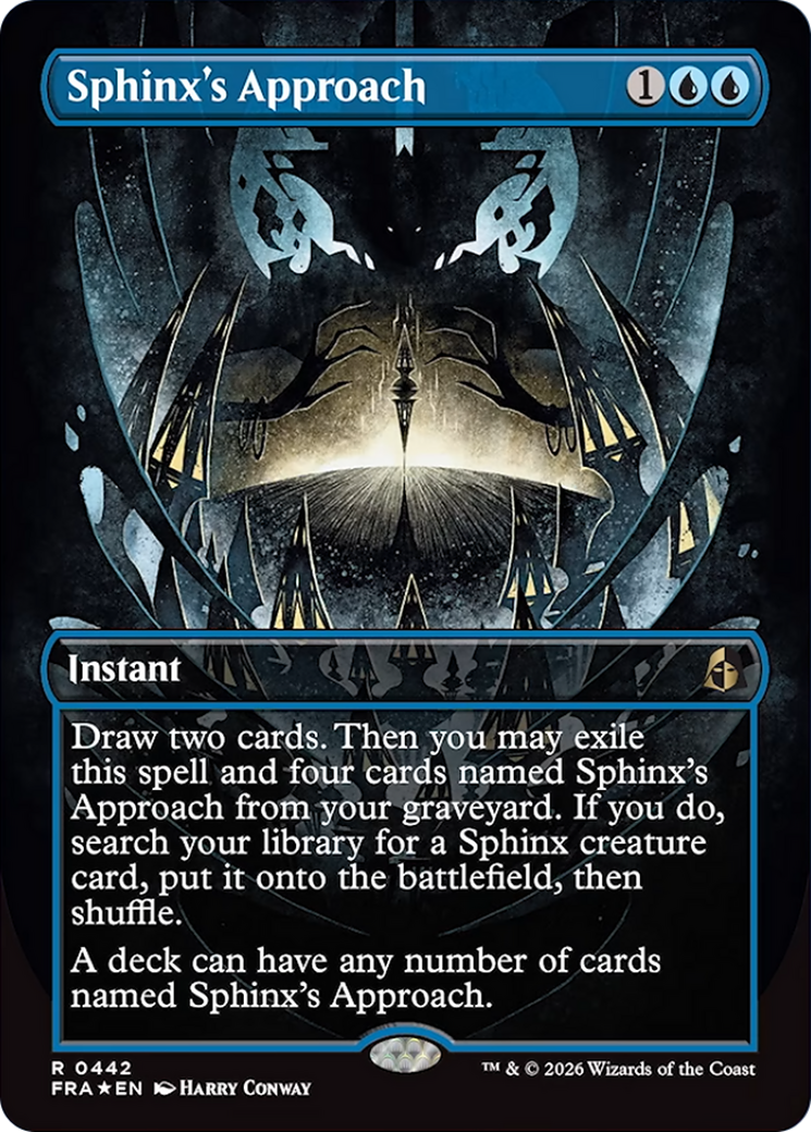 Sphinx's Approach (Borderless) [Reality Fracture] | Jomio and Rueliete's Cards and Comics