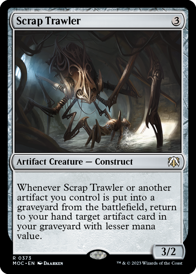 Scrap Trawler [March of the Machine Commander] | Jomio and Rueliete's Cards and Comics