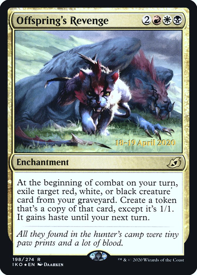 Offspring's Revenge [Ikoria: Lair of Behemoths Prerelease Promos] | Jomio and Rueliete's Cards and Comics
