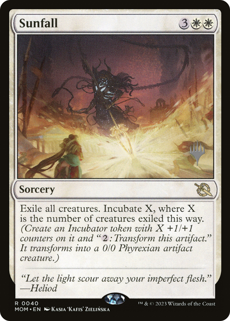 Sunfall (Promo Pack) [March of the Machine Promos] | Jomio and Rueliete's Cards and Comics