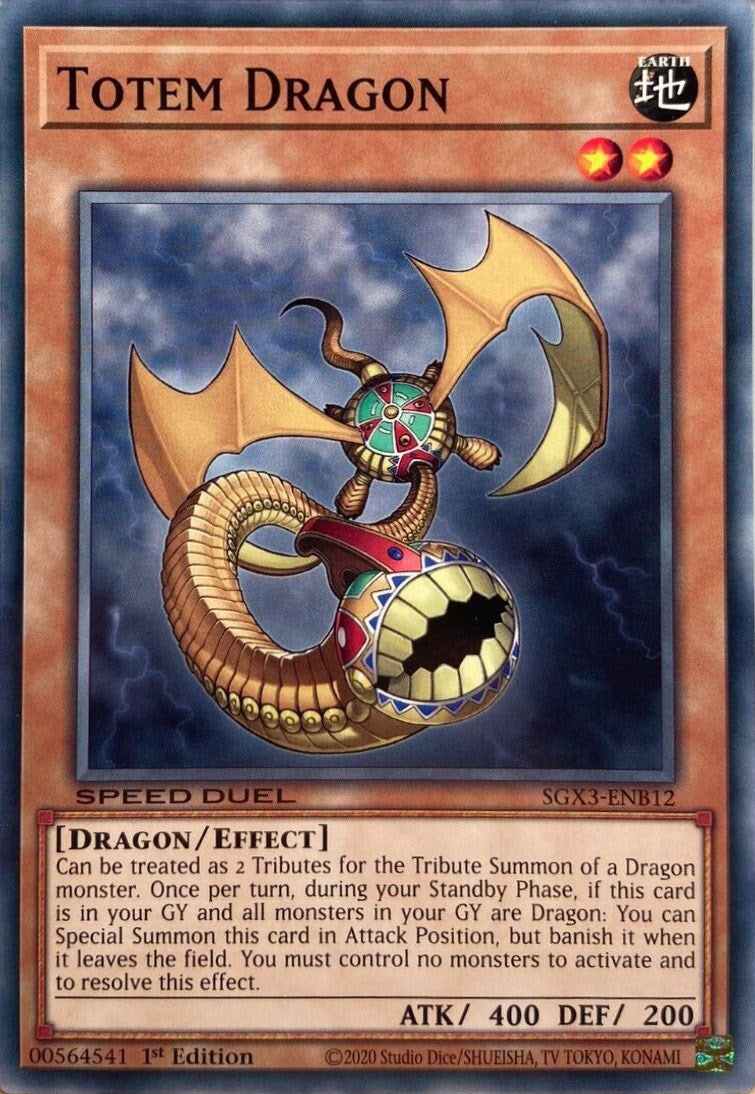Totem Dragon [SGX3-ENB12] Common | Jomio and Rueliete's Cards and Comics