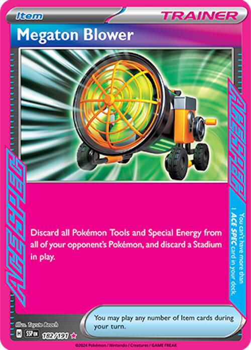 Megaton Blower (182/191) [Scarlet & Violet: Surging Sparks] | Jomio and Rueliete's Cards and Comics