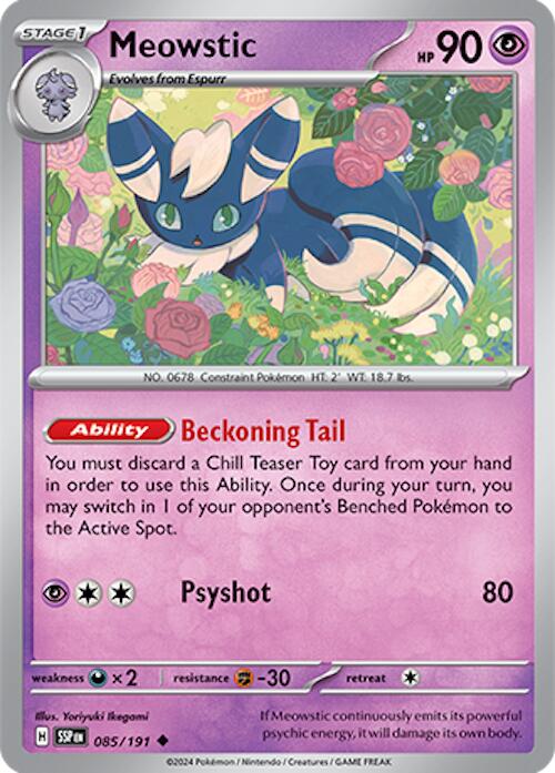 Meowstic (085/191) [Scarlet & Violet: Surging Sparks] | Jomio and Rueliete's Cards and Comics
