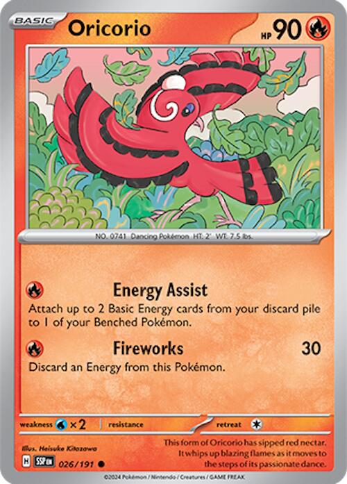 Oricorio (026/191) [Scarlet & Violet: Surging Sparks] | Jomio and Rueliete's Cards and Comics