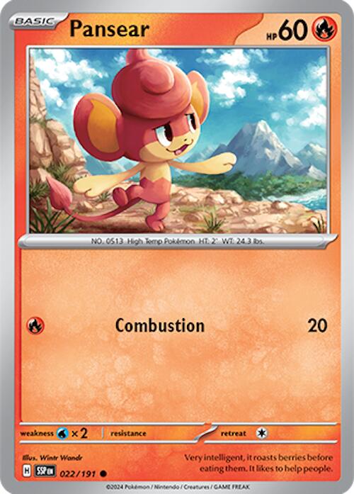 Pansear (022/191) [Scarlet & Violet: Surging Sparks] | Jomio and Rueliete's Cards and Comics