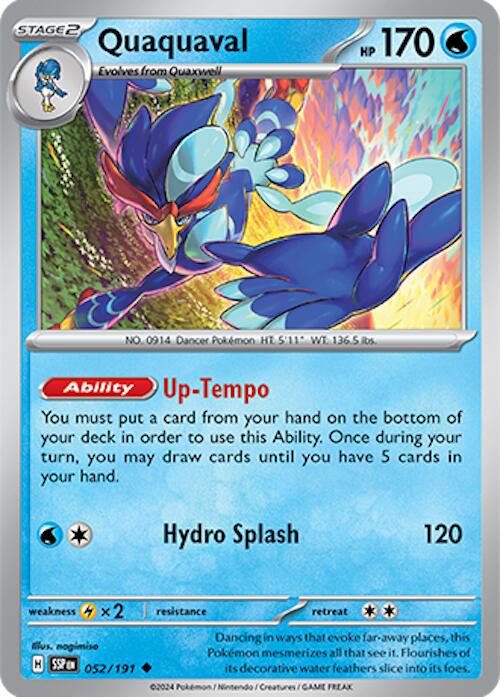 Quaquaval (052/191) [Scarlet & Violet: Surging Sparks] | Jomio and Rueliete's Cards and Comics