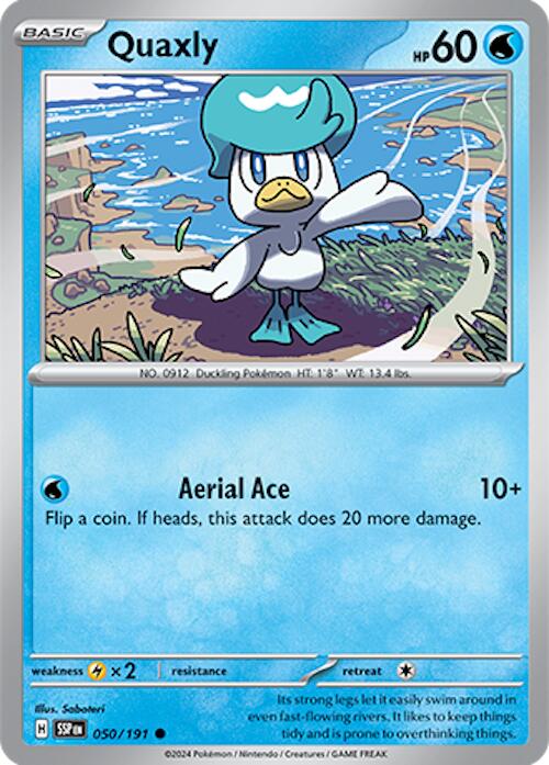 Quaxly (050/191) [Scarlet & Violet: Surging Sparks] | Jomio and Rueliete's Cards and Comics