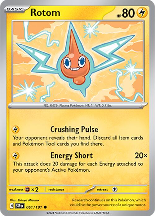 Rotom (061/191) [Scarlet & Violet: Surging Sparks] | Jomio and Rueliete's Cards and Comics