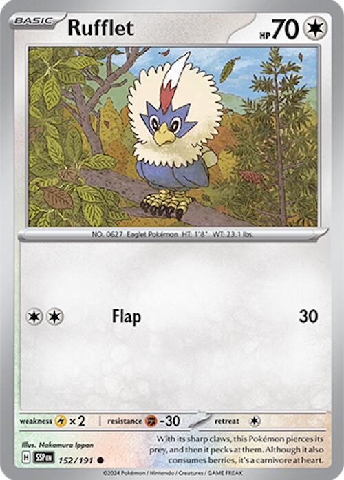 Rufflet (152/191) [Scarlet & Violet: Surging Sparks] | Jomio and Rueliete's Cards and Comics