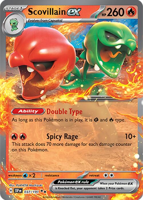 Scovillain ex (037/191) [Scarlet & Violet: Surging Sparks] | Jomio and Rueliete's Cards and Comics