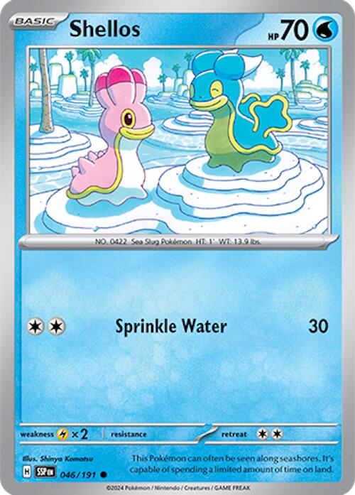 Shellos (046/191) [Scarlet & Violet: Surging Sparks] | Jomio and Rueliete's Cards and Comics