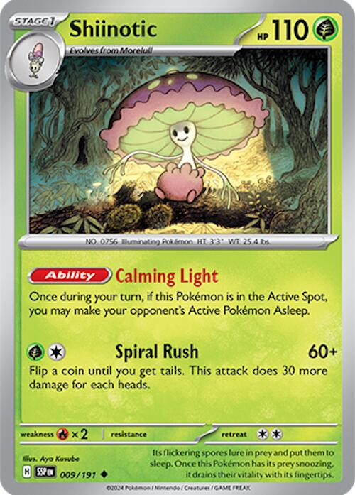 Shiinotic (009/191) [Scarlet & Violet: Surging Sparks] | Jomio and Rueliete's Cards and Comics