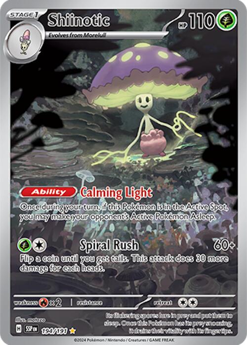 Shiinotic (194/191) [Scarlet & Violet: Surging Sparks] | Jomio and Rueliete's Cards and Comics