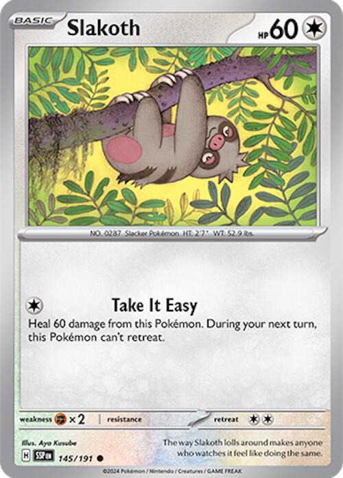 Slakoth (145/191) [Scarlet & Violet: Surging Sparks] | Jomio and Rueliete's Cards and Comics