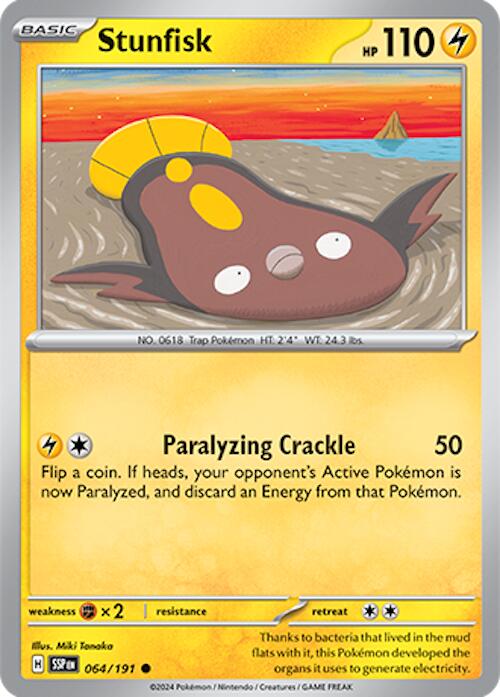 Stunfisk (064/191) [Scarlet & Violet: Surging Sparks] | Jomio and Rueliete's Cards and Comics