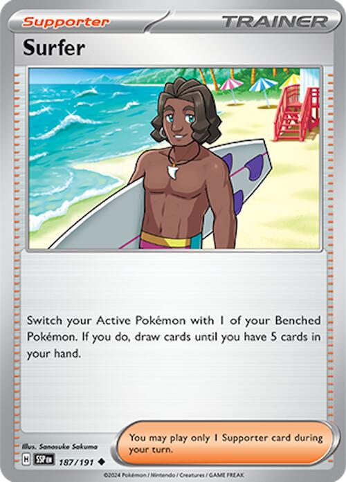Surfer (187/191) [Scarlet & Violet: Surging Sparks] | Jomio and Rueliete's Cards and Comics