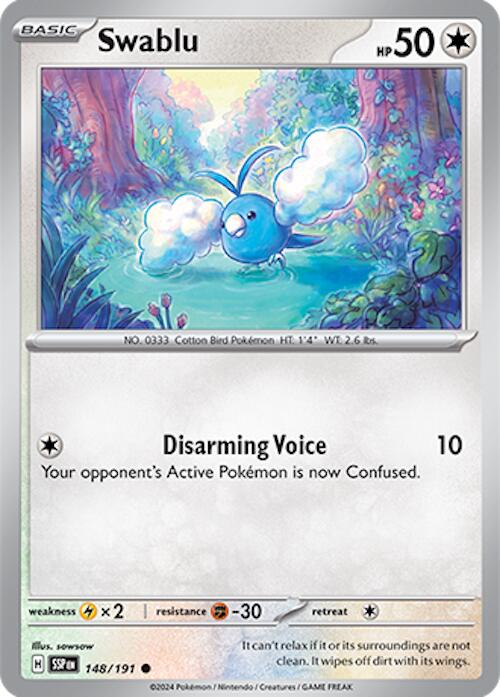Swablu (148/191) [Scarlet & Violet: Surging Sparks] | Jomio and Rueliete's Cards and Comics