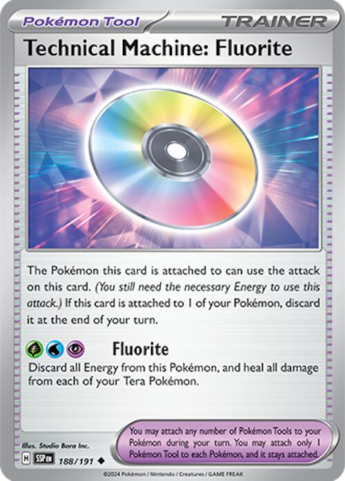 Technical Machine: Fluorite (188/191) [Scarlet & Violet: Surging Sparks] | Jomio and Rueliete's Cards and Comics