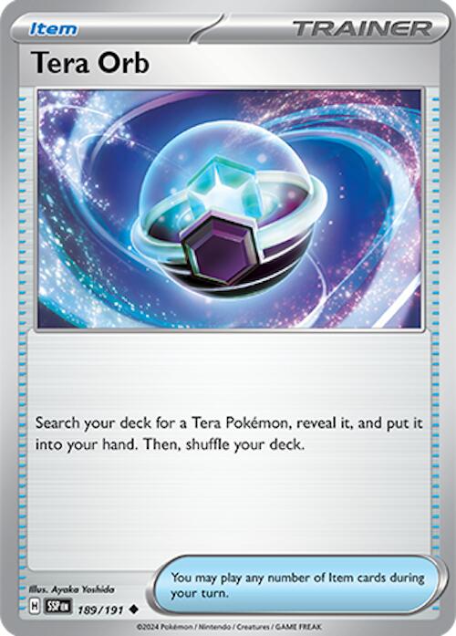 Tera Orb (189/191) [Scarlet & Violet: Surging Sparks] | Jomio and Rueliete's Cards and Comics