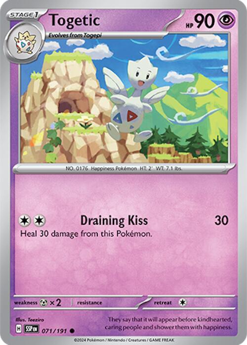 Togetic (071/191) [Scarlet & Violet: Surging Sparks] | Jomio and Rueliete's Cards and Comics