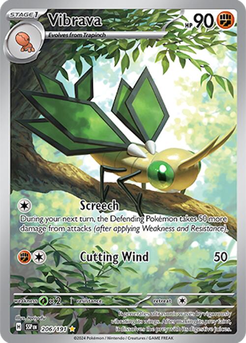 Vibrava (206/191) [Scarlet & Violet: Surging Sparks] | Jomio and Rueliete's Cards and Comics