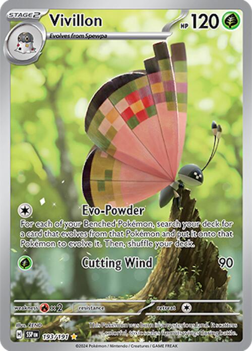 Vivillon (193/191) [Scarlet & Violet: Surging Sparks] | Jomio and Rueliete's Cards and Comics