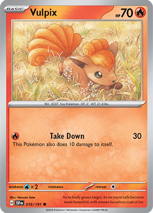 Vulpix (016/191) [Scarlet & Violet: Surging Sparks] | Jomio and Rueliete's Cards and Comics