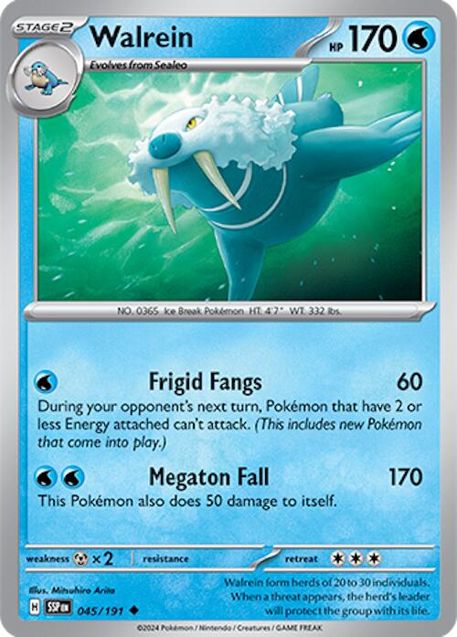 Walrein (045/191) [Scarlet & Violet: Surging Sparks] | Jomio and Rueliete's Cards and Comics