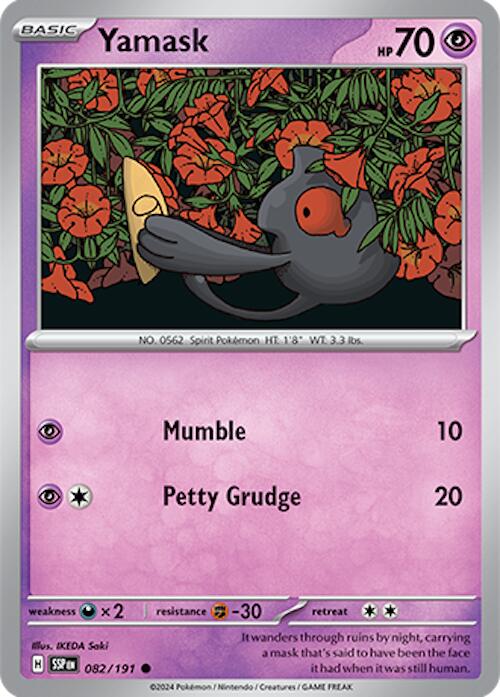 Yamask (082/191) [Scarlet & Violet: Surging Sparks] | Jomio and Rueliete's Cards and Comics