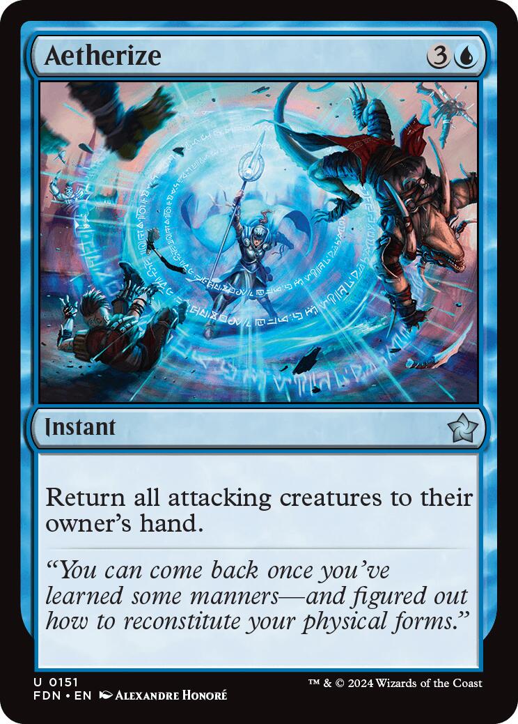 Aetherize [Foundations] | Jomio and Rueliete's Cards and Comics